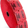Lancaster Bingo Multicolored Raffle Ticket Roll-1