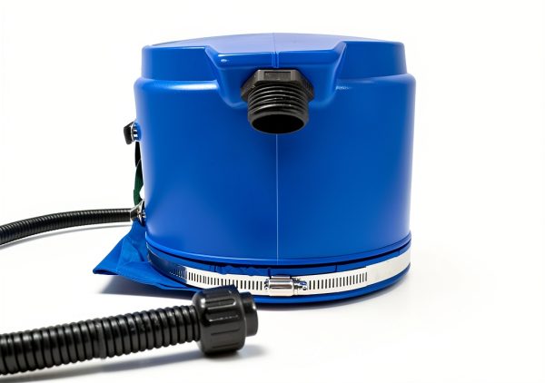 Sandblasting Helmet SHUNJIE Safe Air Feed with Hood and 5 Lenses Blue-7