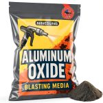 80 Grit Aluminum Oxide Sandblasting Media ninesung High Abrasive 8 oz-0