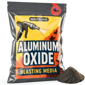 80 Grit Aluminum Oxide Sandblasting Media ninesung High Abrasive 8 oz-0