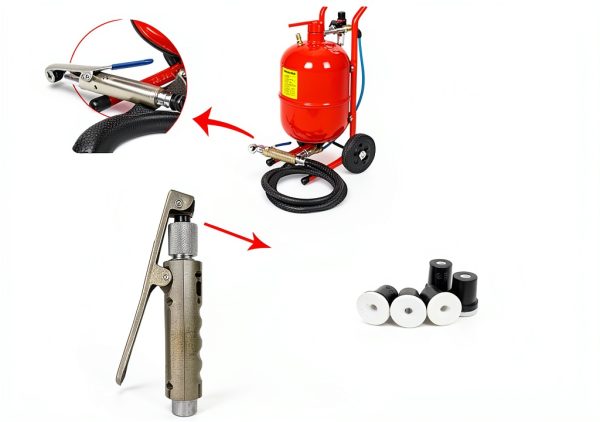 Ceramic Rubber Blast Nozzles HOLDWIN Sand Blaster 3mm Tip Durable Set-3