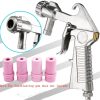 Jewboer Ceramic Sandblaster Nozzle Tips 4-5-6-7mm Pack of 4-6