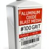 100 Grit Aluminum Oxide Sandblasting Medium Striplus – 4lb Abrasive-1