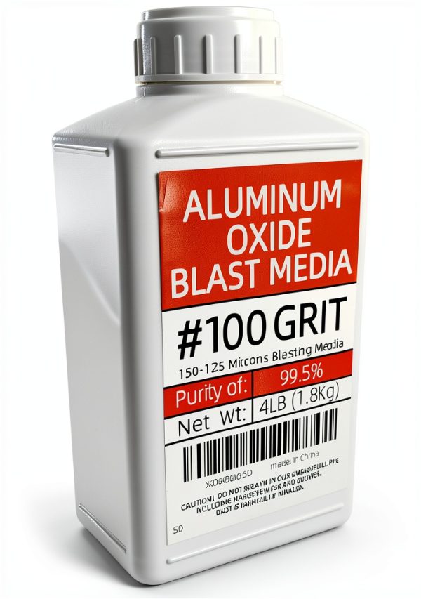 100 Grit Aluminum Oxide Sandblasting Medium Striplus – 4lb Abrasive-1