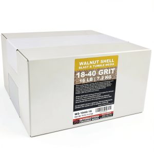 16 lbs or 7.2 kg Ground Walnut Shell Media 18-40 Grit - Fine Walnut Shells for Tumbling, Vibratory Or Blasting-0