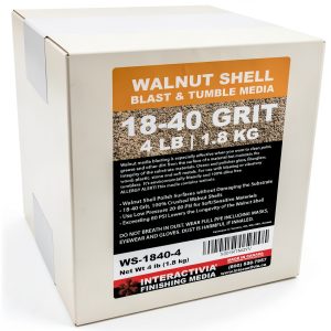 4 lbs Ground Walnut Shell Media 18-40 Grit for Tumbling Blasting-0