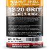 Ground Walnut Shell Media 4lb Interactivia Grit 12-20 Blasting-5
