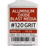 #120 Grit Aluminum Oxide Sandblasting Medium (4 Lbs/1.8 Kg) Fine Sandblasting Medium - Application: Used As Abrasive And Medium For Sandblasting Cabinets And Sandblasting Machines. (Purity 99.5%)-0