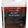 Aluminum Oxide - 10 LBS - Medium to Fine Sand Blasting Abrasive Media for Blasting Cabinet or Blasting Guns. #80 GRIT-0