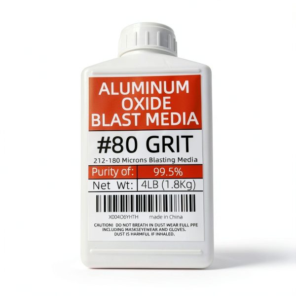 Striplus Aluminum Oxide Sandblasting Medium #80 Grit 4lb Fine Grain-2