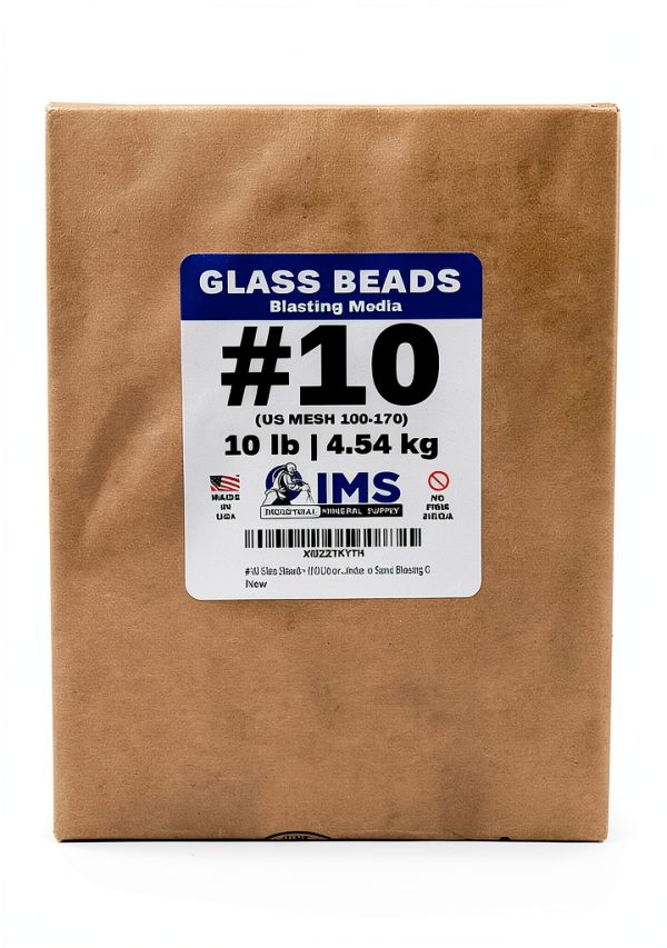 Glass Beads 10 LBS Blasting Media by Industrial Mineral Supply-1
