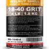 4 lbs Ground Walnut Shell Media 18-40 Grit for Tumbling Blasting-5