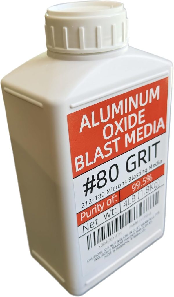 Striplus Aluminum Oxide Sandblasting Medium #80 Grit 4lb Fine Grain-1