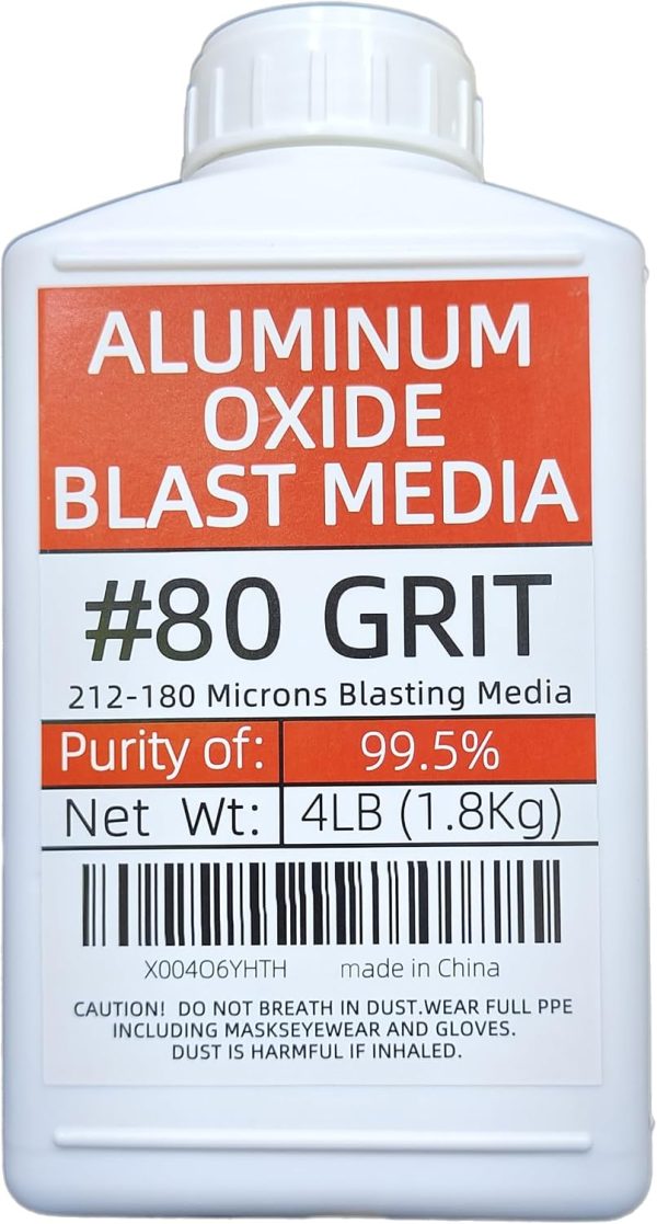 Striplus Aluminum Oxide Sandblasting Medium #80 Grit 4lb Fine Grain-0