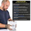 LEMATEC Soda Blasting Media - Technical Sodium Bicarbonate 2.2lb Kit-4