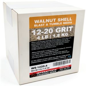 Ground Walnut Shell Media 4lb Interactivia Grit 12-20 Blasting-0