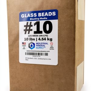 Glass Beads 10 LBS Blasting Media by Industrial Mineral Supply-0