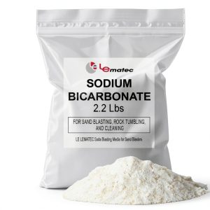 LEMATEC Soda Blasting Media - Technical Sodium Bicarbonate 2.2lb Kit-0